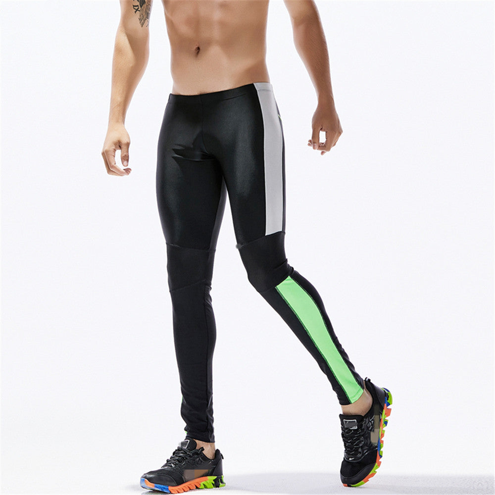 Cross-border Wholesale Long Outdoor Swimming Trunks Elastic Thin Yoga Pants